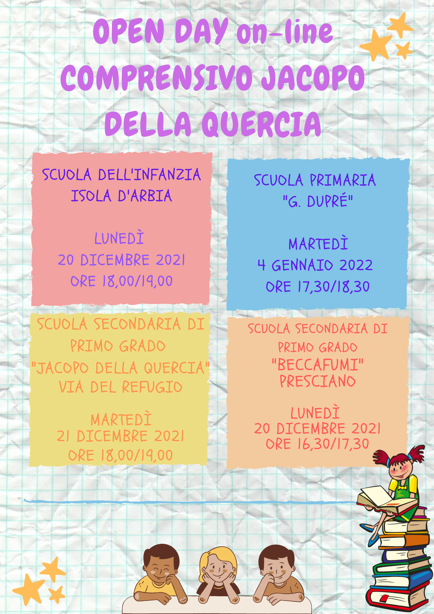 OPEN DAY COMPRENSIVO JACOPO DELLA QUERCIA